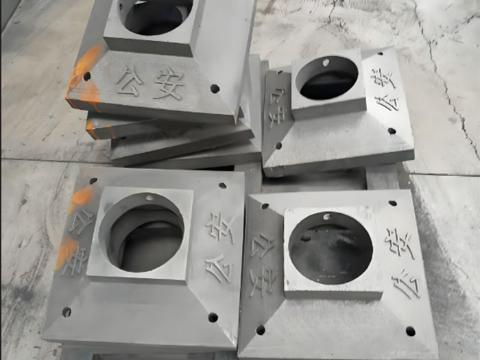 防撞護(hù)欄鑄鐵座-鑄鐵護(hù)欄支架